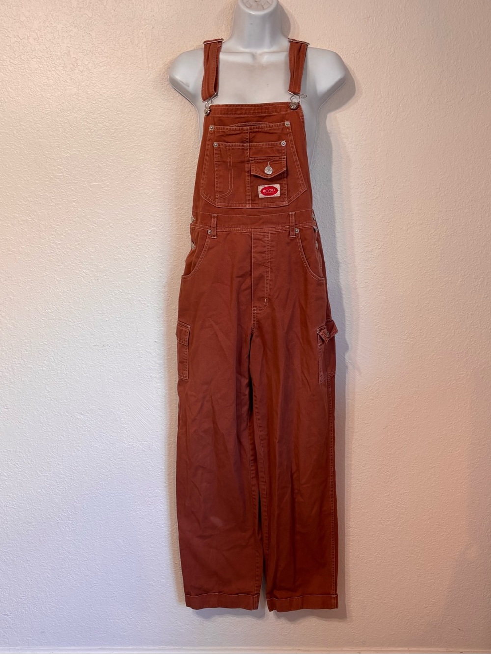 Vintage Revolt Jeans Baggy Fit Overalls Medium